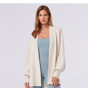 Tave Cocoon Sweater- Open-Front Cardigan